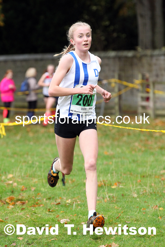 Girls under-15s 2021 NEHL Lambton Castle near Chester le Street, County Durham. Photo: David T. Hewitson/Sports for All Pics